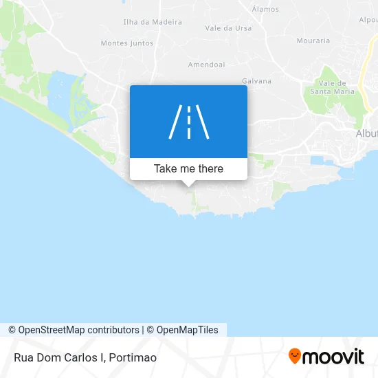 Rua Dom Carlos I map
