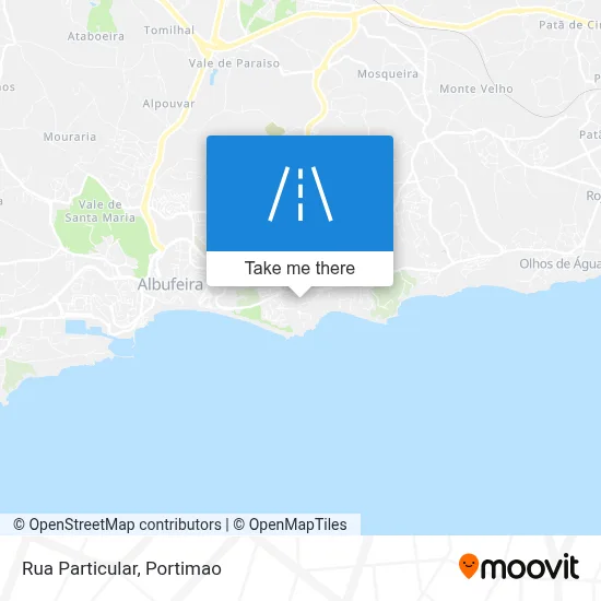 Rua Particular map