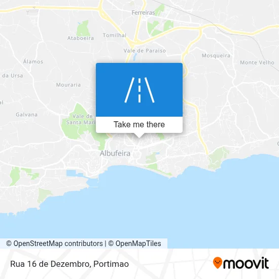 Rua 16 de Dezembro map