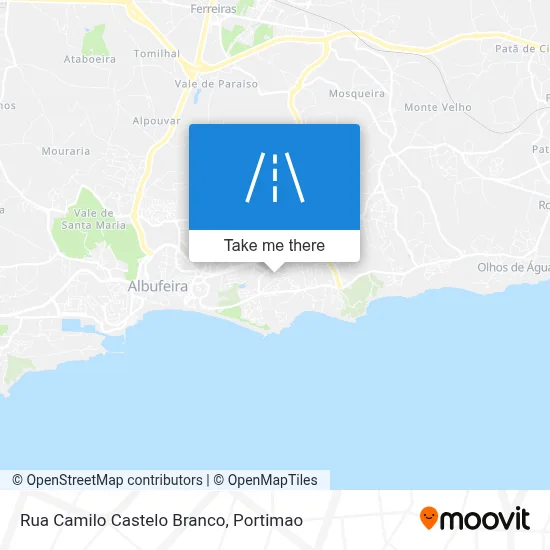 Rua Camilo Castelo Branco map
