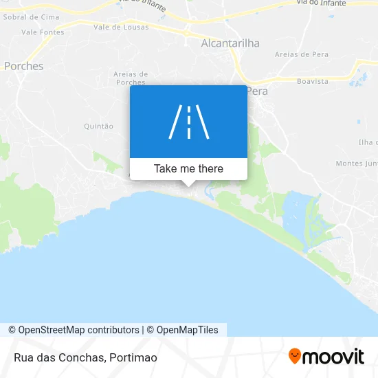 Rua das Conchas map
