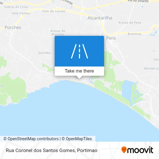 Rua Coronel dos Santos Gomes map