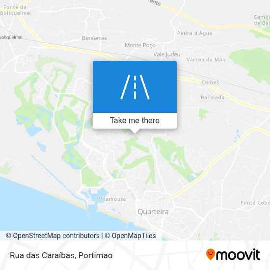 Rua das Caraíbas map