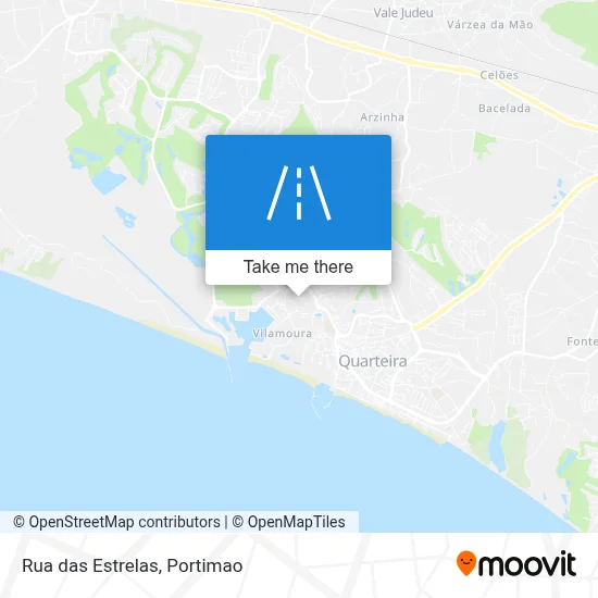 Rua das Estrelas map