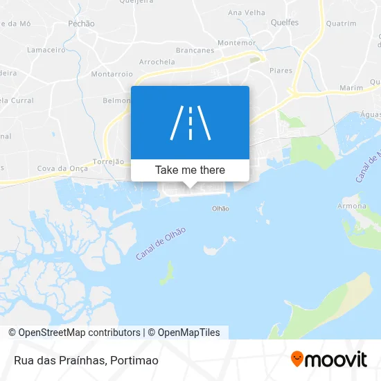 Rua das Praínhas map