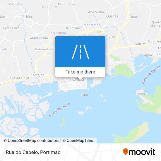 Rua do Capelo map