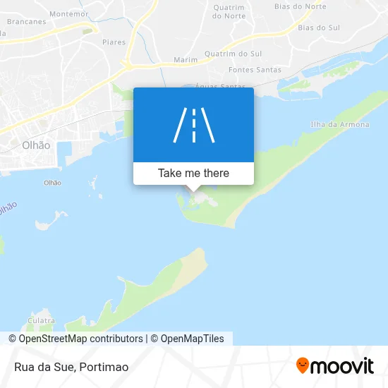Rua da Sue map