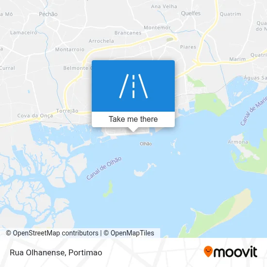 Rua Olhanense map