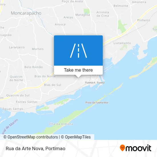 Rua da Arte Nova map