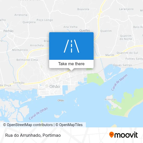Rua do Arrunhado map
