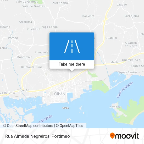 Rua Almada Negreiros map