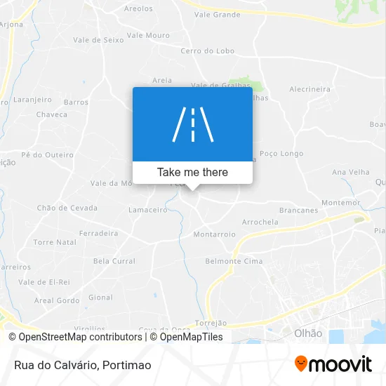 Rua do Calvário map
