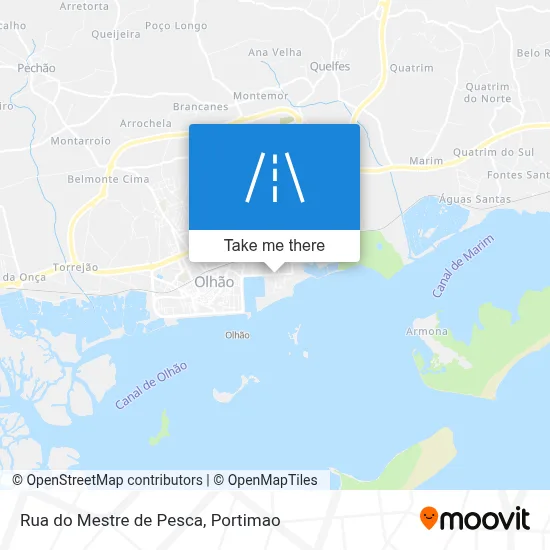 Rua do Mestre de Pesca map