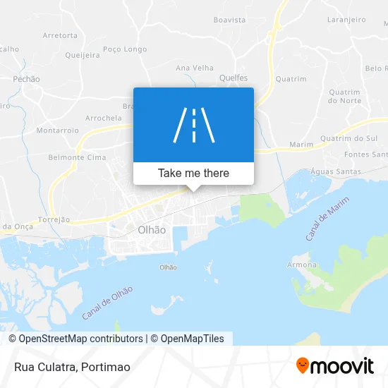 Rua Culatra map