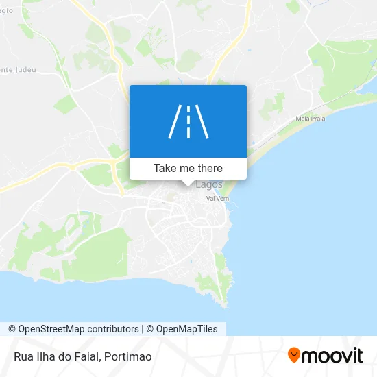 Rua Ilha do Faial map