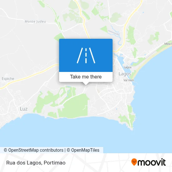 Rua dos Lagos map