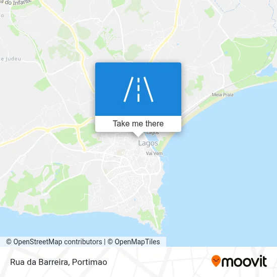 Rua da Barreira map