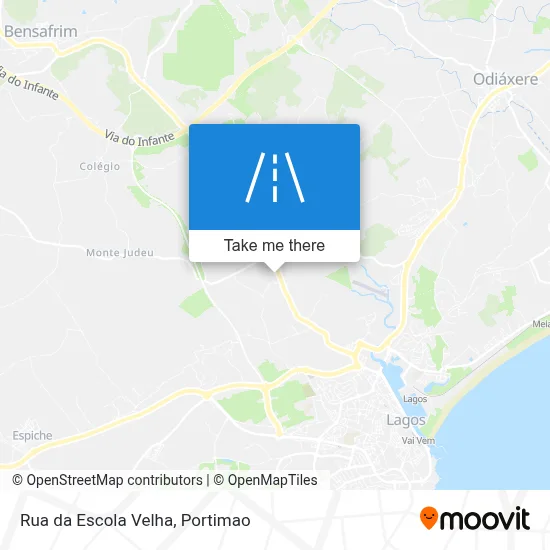 Rua da Escola Velha map