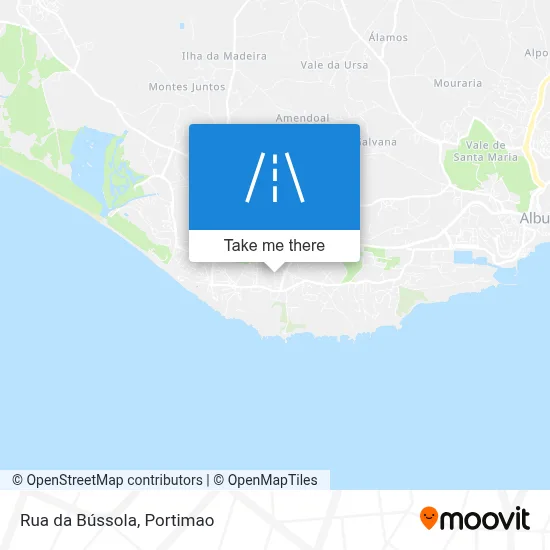 Rua da Bússola map