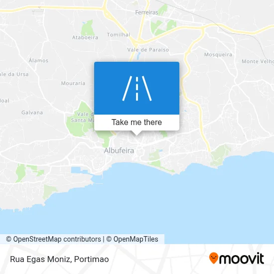 Rua Egas Moniz map