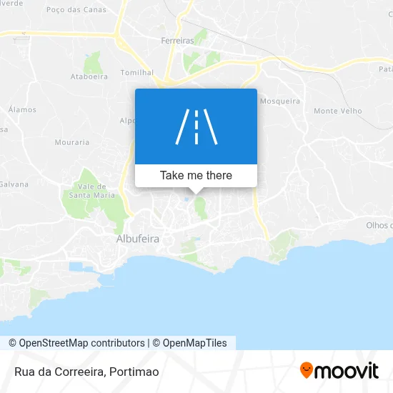 Rua da Correeira map