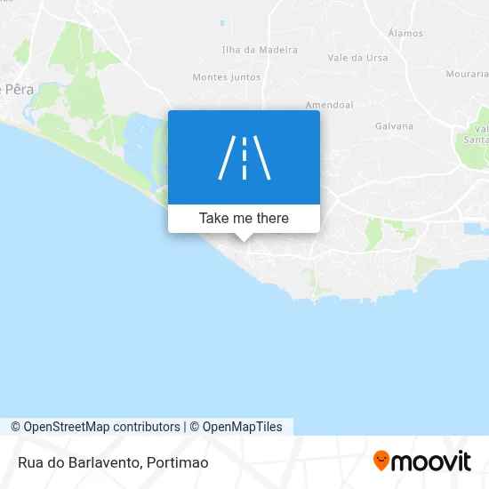 Rua do Barlavento map