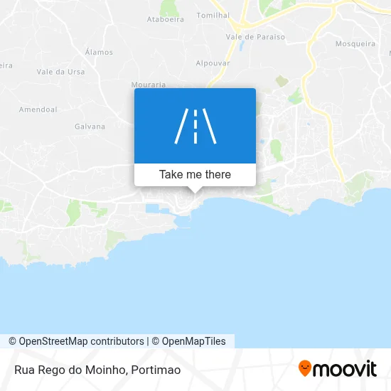 Rua Rego do Moinho map