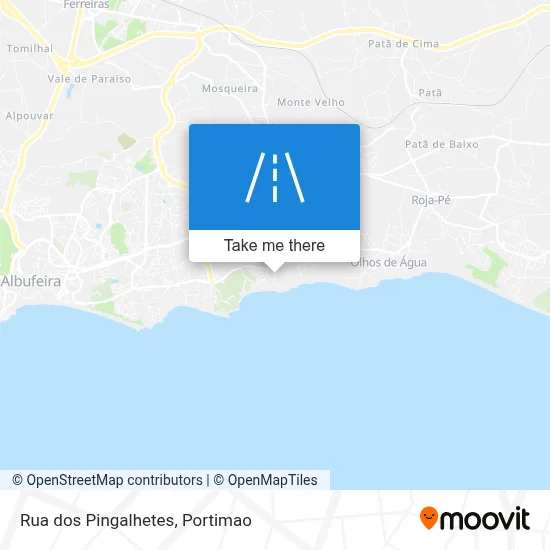 Rua dos Pingalhetes map