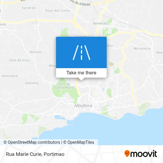 Rua Marie Curie map