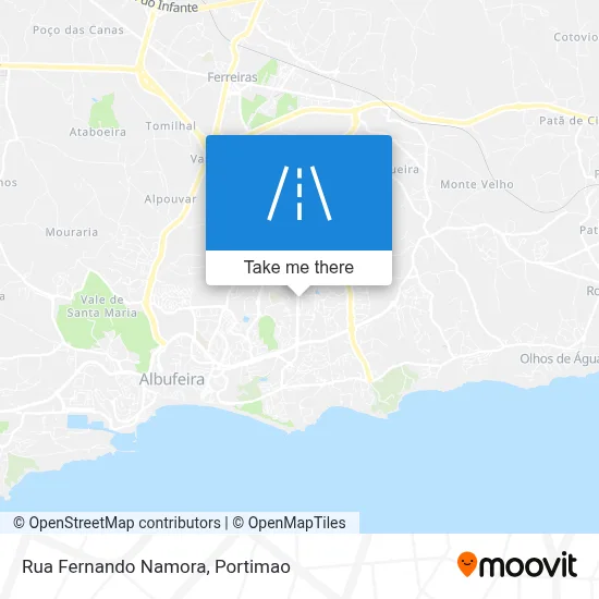 Rua Fernando Namora map