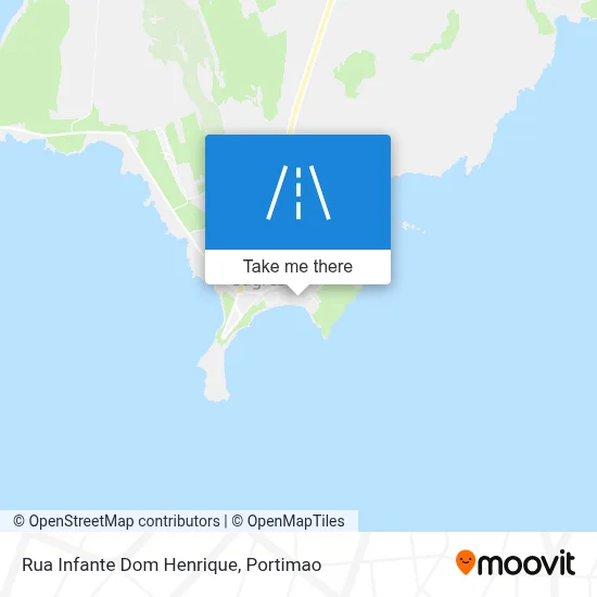 Rua Infante Dom Henrique map