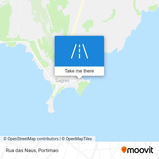 Rua das Naus map