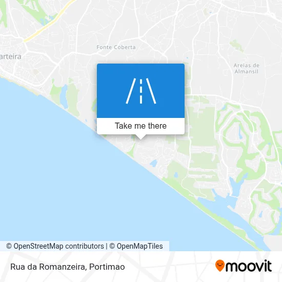 Rua da Romanzeira map