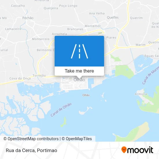 Rua da Cerca map