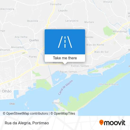 Rua da Alegria map