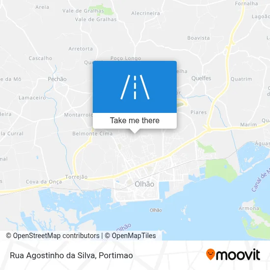 Rua Agostinho da Silva map
