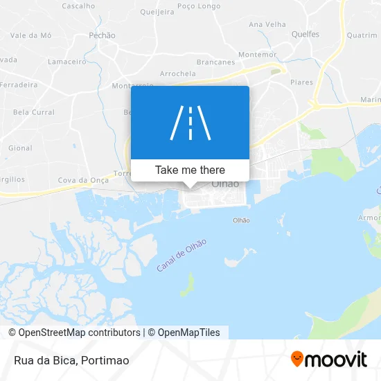 Rua da Bica map