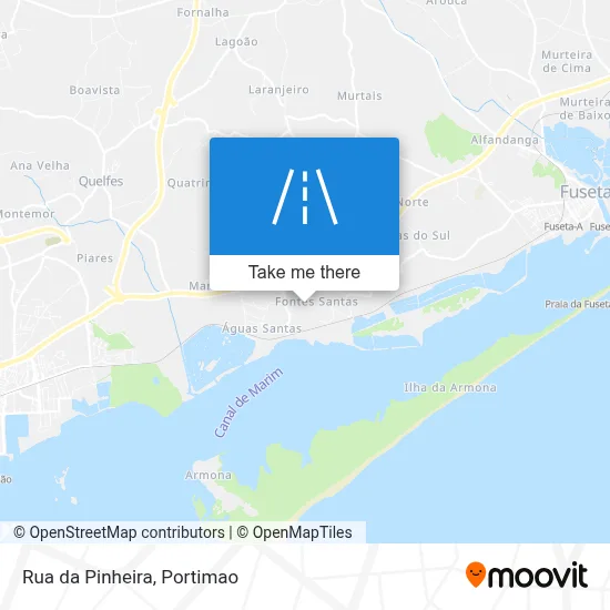 Rua da Pinheira map