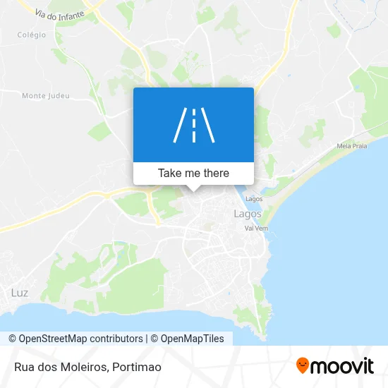 Rua dos Moleiros map