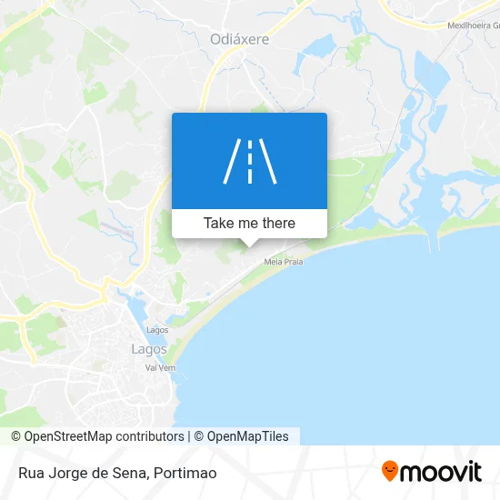 Rua Jorge de Sena map
