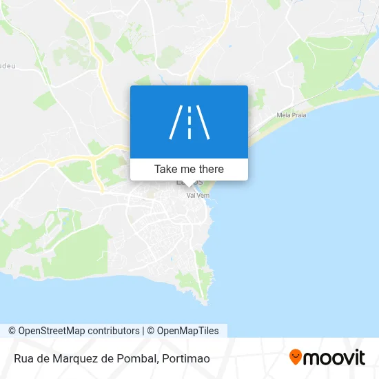 Rua de Marquez de Pombal map