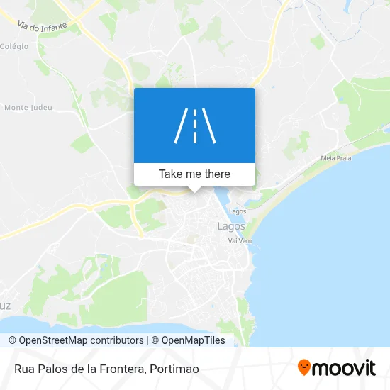 Rua Palos de la Frontera map