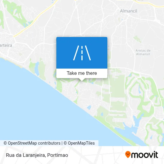 Rua da Laranjeira map
