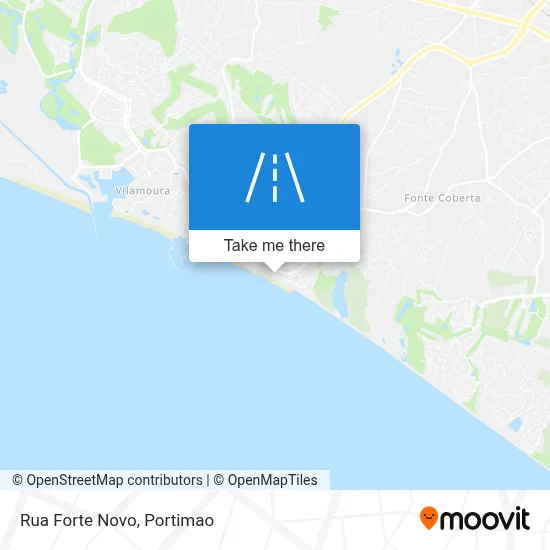 Rua Forte Novo map