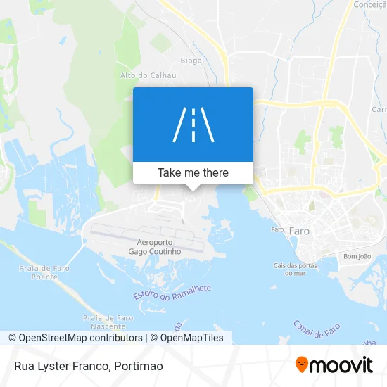 Rua Lyster Franco map