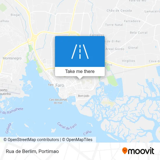 Rua de Berlim map