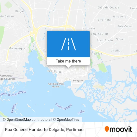 Rua General Humberto Delgado map