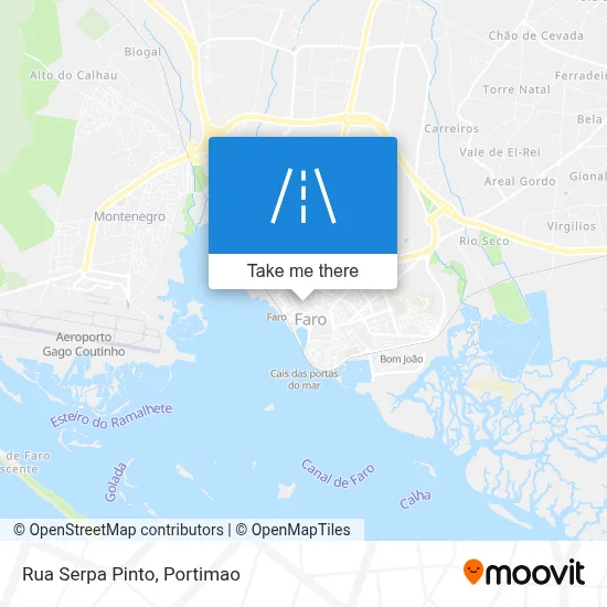 Rua Serpa Pinto map