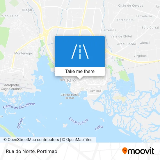 Rua do Norte map