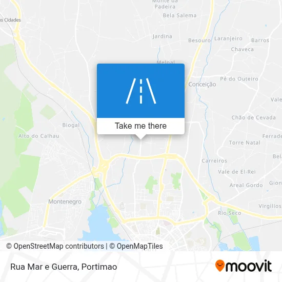 Rua Mar e Guerra map
